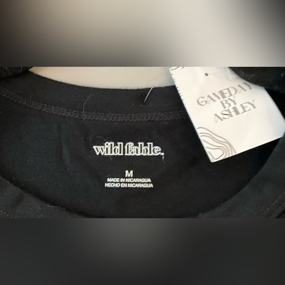 University of Alabama Cowboy Boot Hat Black & Red Crop Top Size Medium NWT - Picture 2 of 5